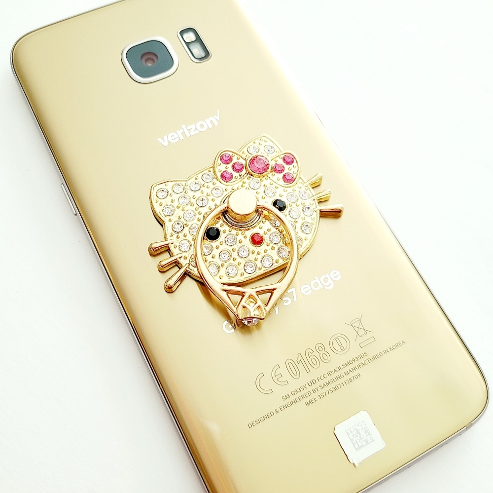 Hello Kitty Rhinestone Ring Pop Socket Phone Strap - Picture 3 of 6